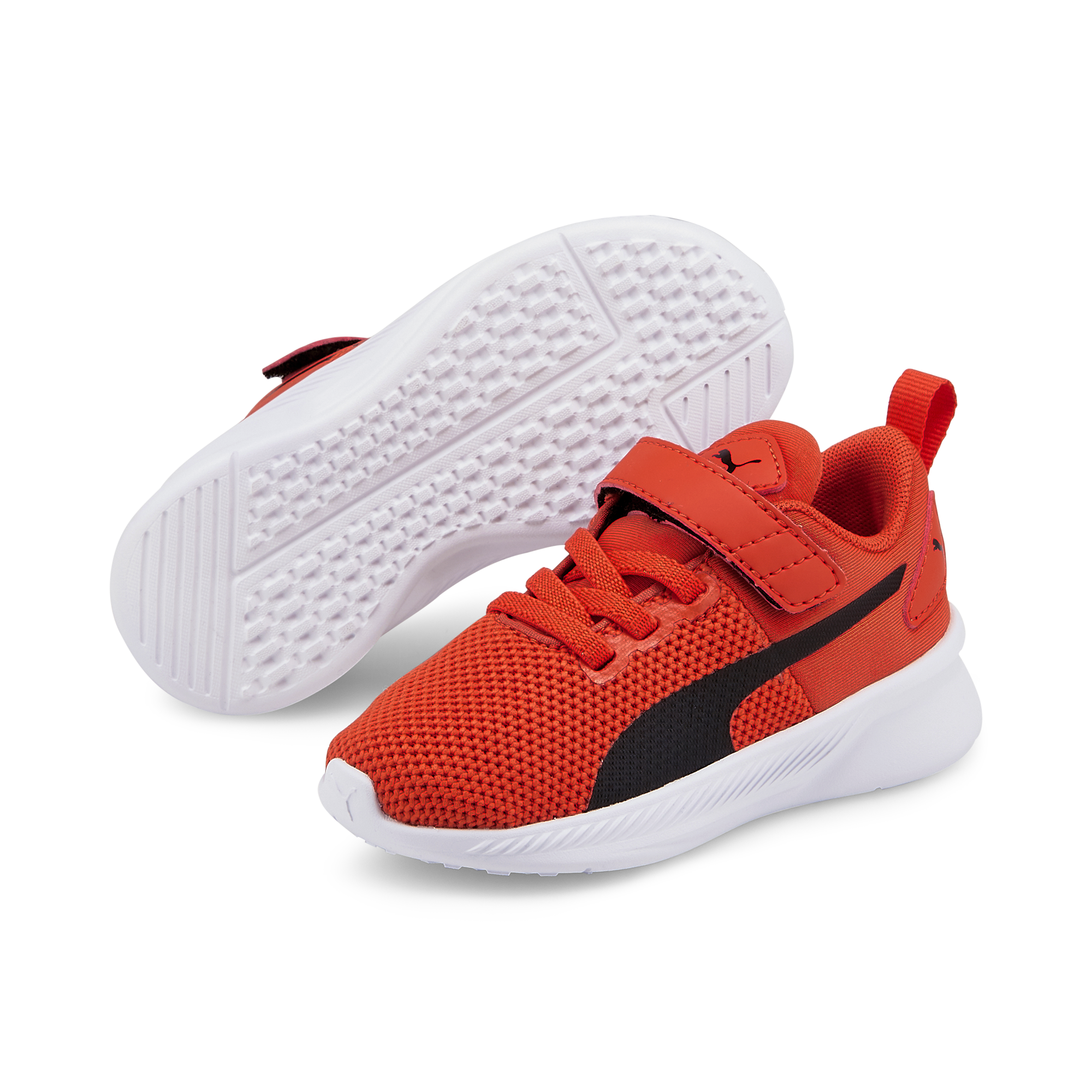 Sneakers primi passi rosse da bambino Puma Flyer Runner V Inf, Brand, SKU s331000159, Immagine 0